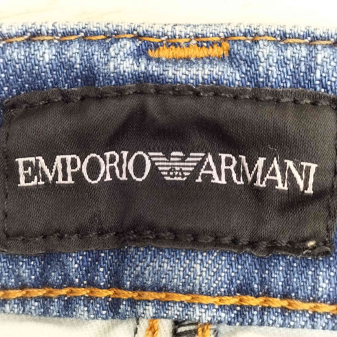 エンポリオアルマーニ EMPORIO ARMANI Y2K サイドジップ ミニ デニムスカート レディース EUR:36