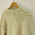 チャップスラルフローレン CHAPS RALPH LAUREN 80S ウール ケーブル 3D クルーネック ニット セーター メンズ import:M
