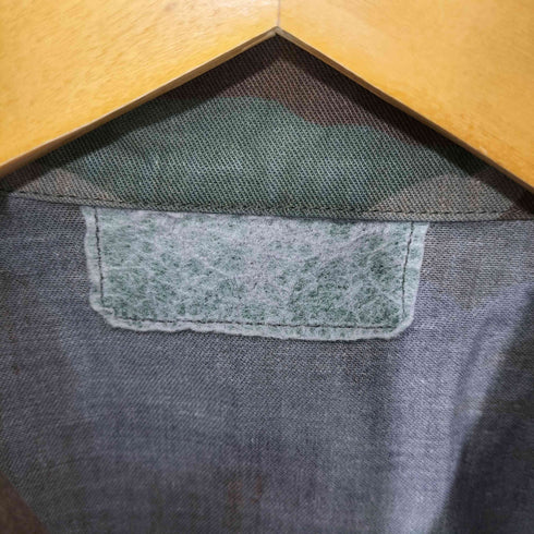 ウッドランドカモ BDU ミリタリーシャツジャケット メンズ