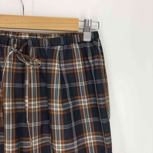 ビームスライツ BEAMS Lights 21SS オーガンジー チェック パンツ レディース JPN:36