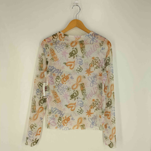 チャオパニックティピー CIAOPANIC TYPY HELLO.SANFRANCISCO ハローサンフランシスコ ハンドペイントプリントシアーTEE レディース ONE SIZE