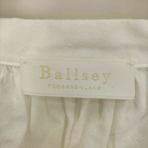 ボールジー BALLSEY シアーアムンゼン パフスリーブブラウス レディース JPN:36