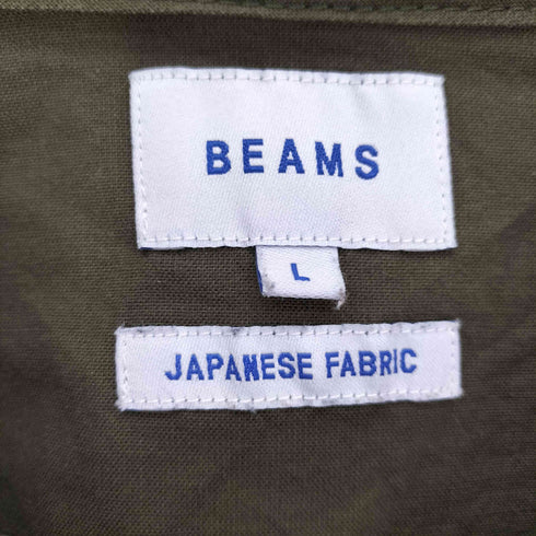 ビームス BEAMS JAPANESE FABRIC ショルダー サイド ジップ ポケット S/S カットソー メンズ JPN:L