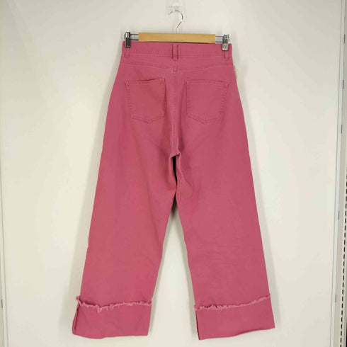 フォルクシー forksy. ワイドストレートターンバックデニムパンツ レディース JPN:M