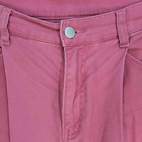 フォルクシー forksy. ワイドストレートターンバックデニムパンツ レディース JPN:M