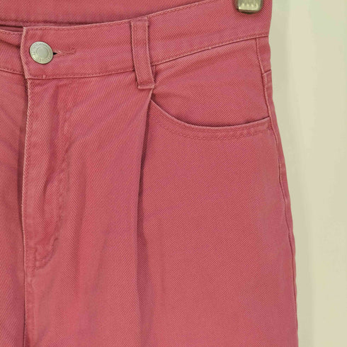 フォルクシー forksy. ワイドストレートターンバックデニムパンツ レディース JPN:M