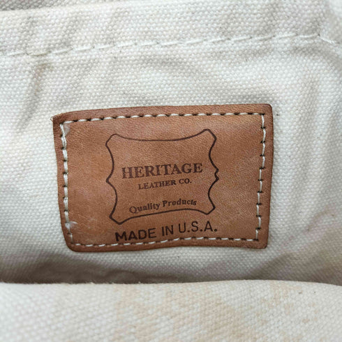 ヘリテージ HERITAGE USA製 キャンパス 2トーン トートバッグ メンズ