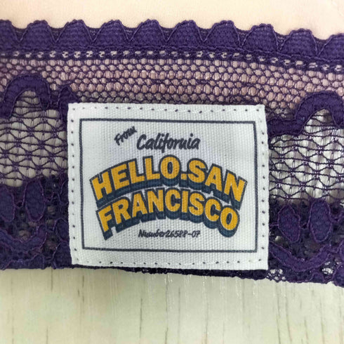 チャオパニック Ciaopanic HELLO.SANFRANCISCO ハローサンフランシスコ 刺繍 レース スカーフ レディース ONE SIZE