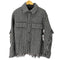 ザラ ZARA 千鳥格子 フリンジ シャツジャケット レディース import:M