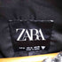 ザラ ZARA 千鳥格子 フリンジ シャツジャケット レディース import:M