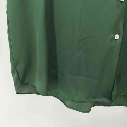 ザラ ZARA サテン L/S シャツ レディース import:M