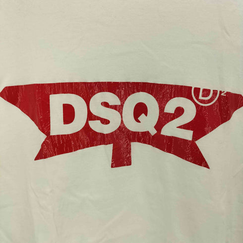 ディースクエアード DSQUARED2 フロントロゴ S/S クルーネックTシャツ メンズ import:L