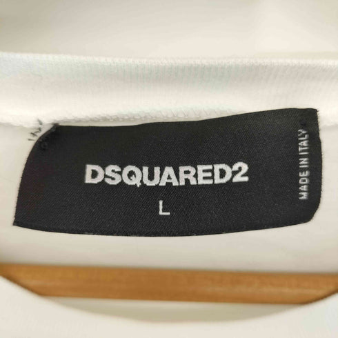 ディースクエアード DSQUARED2 フロントロゴ S/S クルーネックTシャツ メンズ import:L