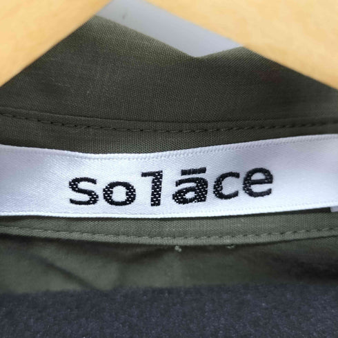 ソレイス SOLACE スリーブギャザーオーバーシャツ レディース FREE