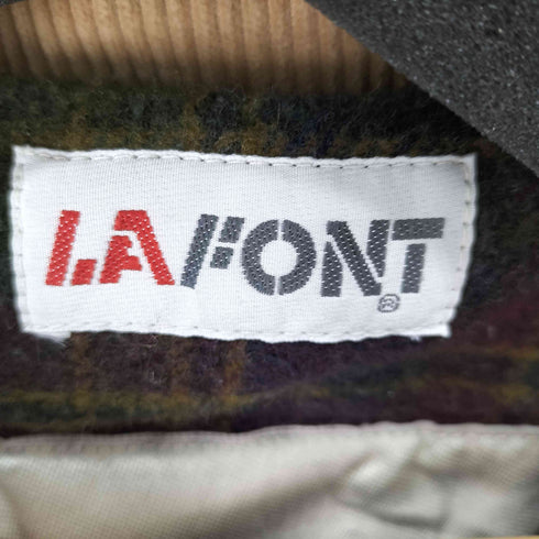 LAFONT 裏地チェック 襟コーデュロイ切替 ファイヤーマンジャケット メンズ JPN:XXL