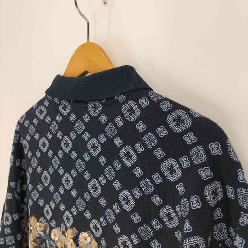 チャップスラルフローレン CHAPS RALPH LAUREN 90S 花柄 ショートスリーブ ポロシャツ メンズ import:XL
