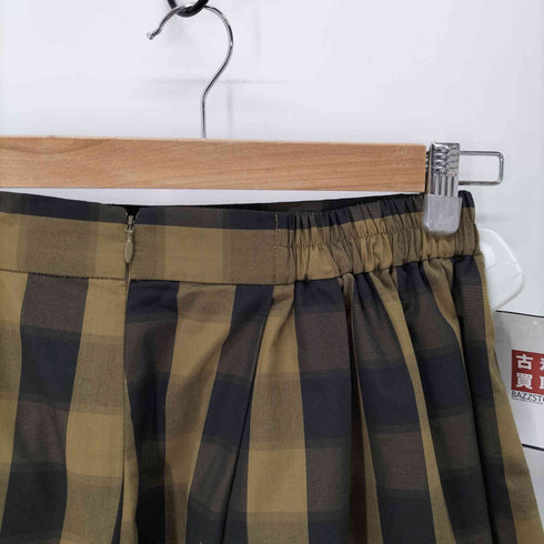 ビームスハート BEAMS HEART チェック柄 タックフレアスカート レディース ONE SIZE