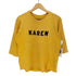Vitage KAREN ナンバリング 裾カットオフ スウェットTシャツ レディース