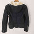 ザラ ZARA フーデッドライダースボアジャケット レディース 165/84A
