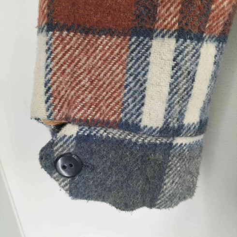 シアーズ Sears 70S チェックフランネルシャツジャケット メンズ US:38