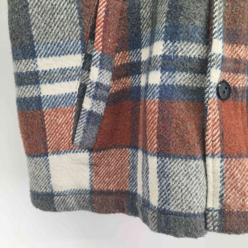 シアーズ Sears 70S チェックフランネルシャツジャケット メンズ US:38