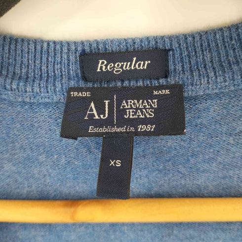 アルマーニジーンズ ARMANI JEANS コットンウール カーディガン メンズ XS