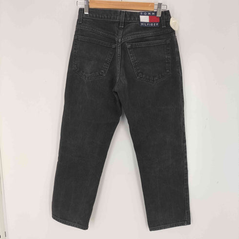 トミージーンズ tommy jeans ストレート ブラックデニムパンツ メンズ 3/28