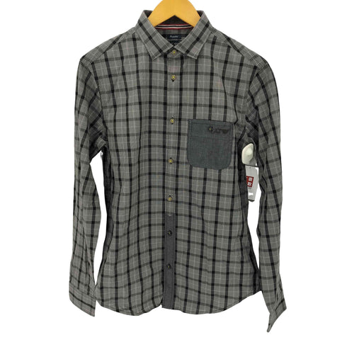 アルマーニジーンズ ARMANI JEANS グレンチェック長袖シャツ メンズ XS