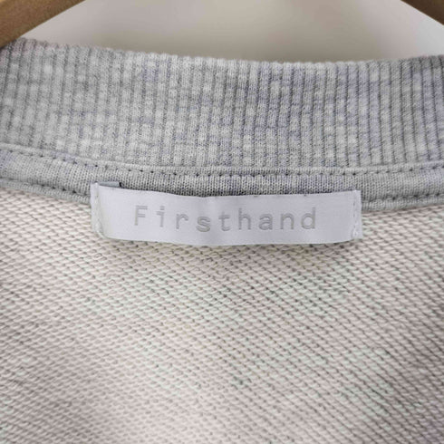 ファーストハンド Firsthand 24AW オーガニック コットン ロゴ プリント スウェット レディース FREE