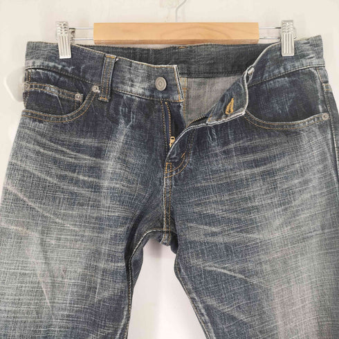 トルネードマート TORNADO MART 加工デニムフレアパンツ ベルボトム メンズ JPN:M