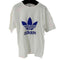 アディダス adidas 90s USA製 万国旗タグ トレフォイルロゴプリントクルーネックTシャツ シングルステッチ メンズ import:L