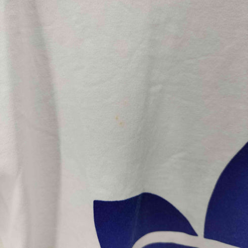 アディダス adidas 90s USA製 万国旗タグ トレフォイルロゴプリントクルーネックTシャツ シングルステッチ メンズ import:L