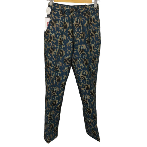 ジーナシス JEANASIS 総柄 ブーツカット スラックスパンツ レディース JPN:M