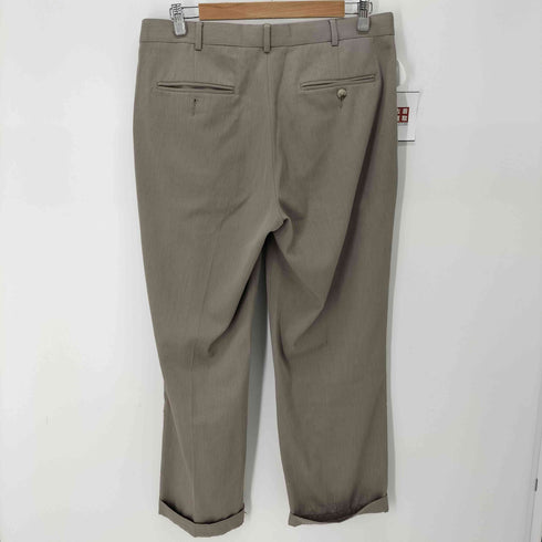 ペリーエリスポートフォリオ PERRY ELLIS PORTFOLIO CLASSIC FIT 2タックセンタープレスワイドスラックス メンズ 34X30