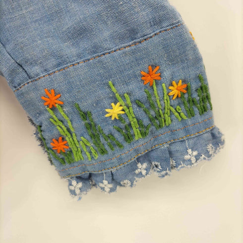 シアーズ Sears 70S PUT-ON SHOP リメイク シャンブレーシャツ レディース 20