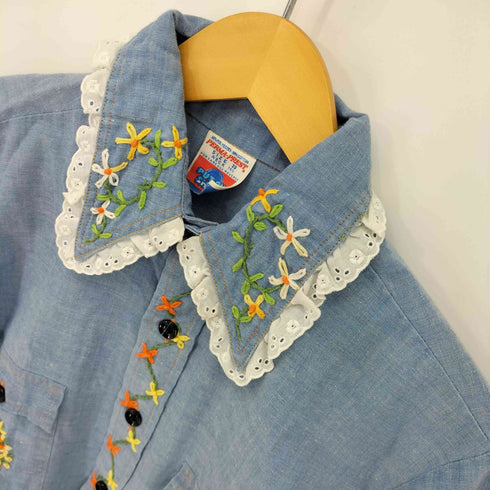 シアーズ Sears 70S PUT-ON SHOP リメイク シャンブレーシャツ レディース 20