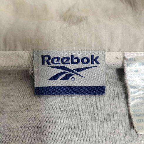 リーボック Reebok 90S ロゴ刺繍 ナイロン トラックジャケット メンズ import:M