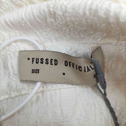 FUSSED URBAN COLLECTION 楊柳柄 S/S シャツワンピース レディース
