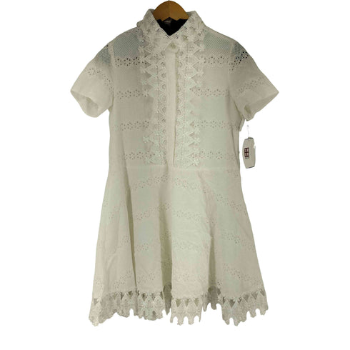 FUSSED URBAN COLLECTION カットーワーク S/S シャツワンピース レディース