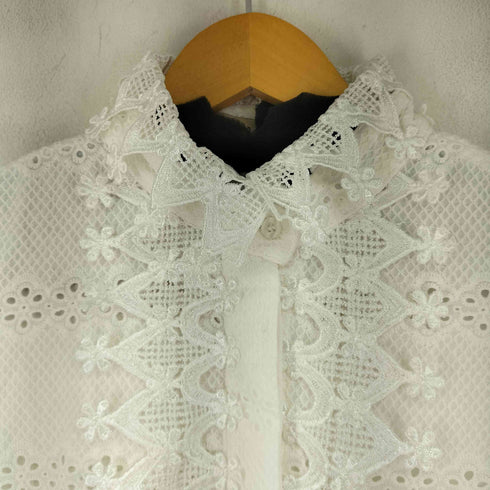 FUSSED URBAN COLLECTION カットーワーク S/S シャツワンピース レディース