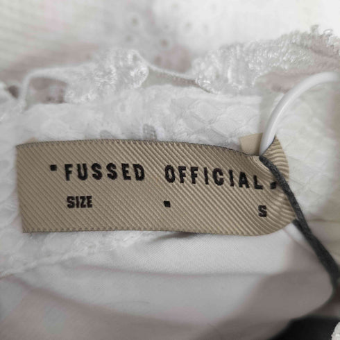 FUSSED URBAN COLLECTION カットーワーク S/S シャツワンピース レディース
