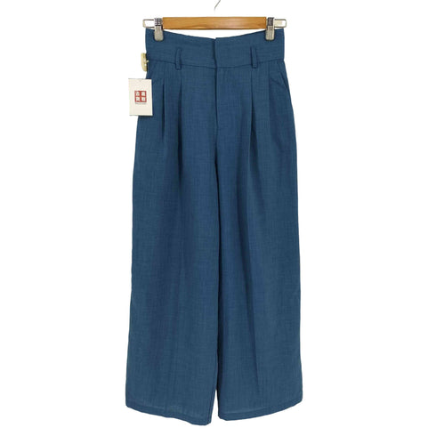 ロペピクニック Rope Picnic 麻調シアーハイウエストワイドパンツ レディース JPN:38