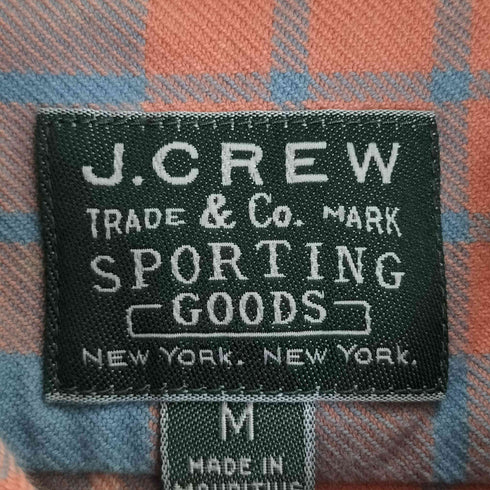 ジェイクルー J.CREW SPORTING コットン チェック ネルシャツ メンズ import:M