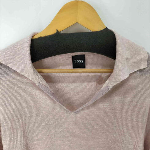 ヒューゴボス HUGO BOSS スキッパー リネン カットソー メンズ L