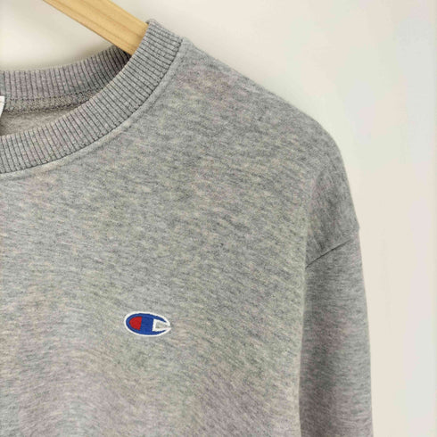 チャンピオン Champion ロゴ刺繍 裏起毛 ロングスリーブスウェット レディース FREE