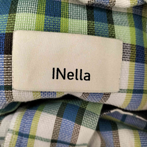 イネラ INella チェック柄 ワイドストレートスラックス レディース JPN:1