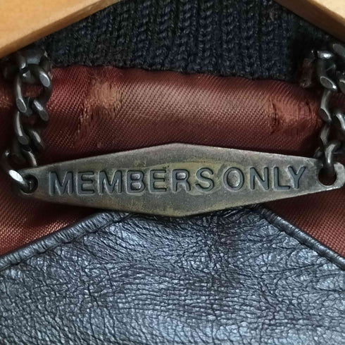 メンバーズオンリー MEMBERS ONLY Iconic Racing Leather Jacket アイコニック レーシング レザージャケット メンズ