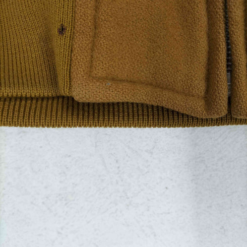 SCOOP BOYS カウレザー切替刺繍スタジャン メンズ FREE
