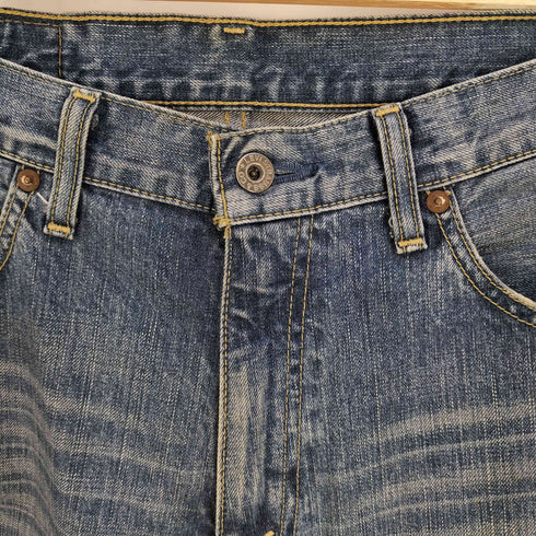 リーバイス Levis 503 レザーパッチ ジップフライ デニムパンツ メンズ 33-33