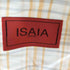 イザイア ISAIA ボタンダウン チェックシャツ メンズ
